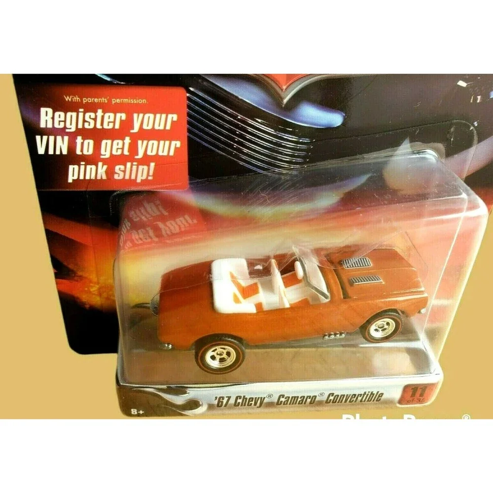 2006 Hot Wheels Ultra Hots '67 Chevy Camaro Convertible W/ Real Riders Orange